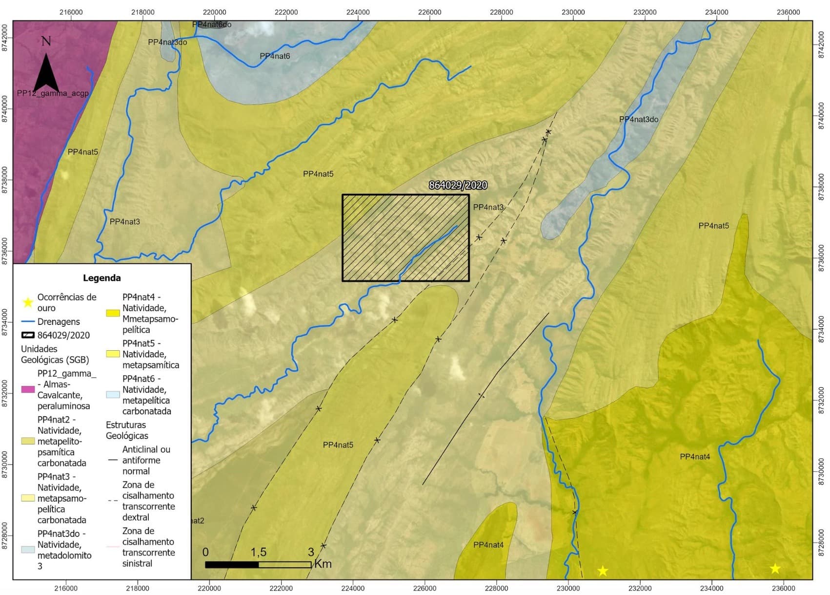 Mapa geológico regional