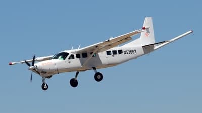 Aeronave utilizada em levantamentos aerogeofísicos